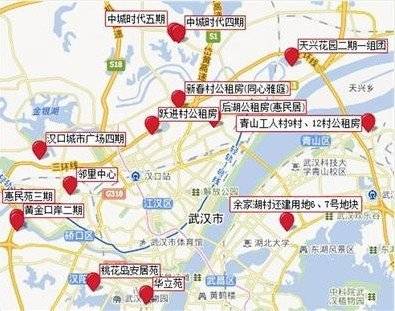 昨日,武汉公布14个在建政府类公租房项目,除洪山区外,各中心城区都有图片