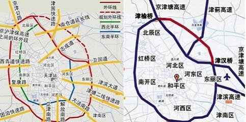 日前,天津市正式启动了对快速路以及外环线东北部调线工程的修建,加