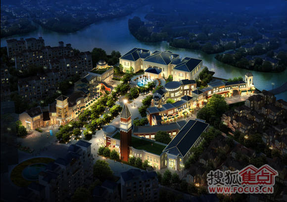 天津翠金湖别墅岛效果图欣赏