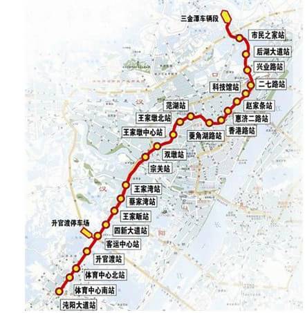 武汉地铁29号线先建一段 与2号线南延长线流芳站换乘