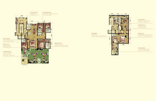 远洋天著260平米别墅装修设计图片-北京手机搜