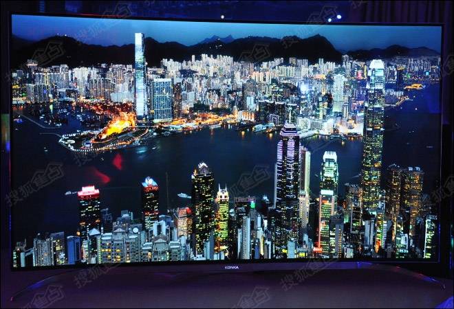 高端大气上档次 康佳OLED曲面屏高清电视速评